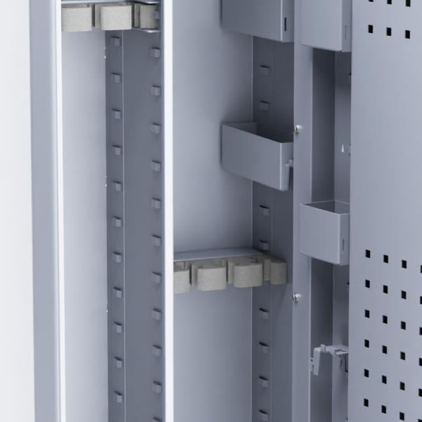 Arsenał 1243 Flex Combi EL, 1250x450x350 mm, szafa/sejf na broń, zamek elektroniczny - obrazek 11